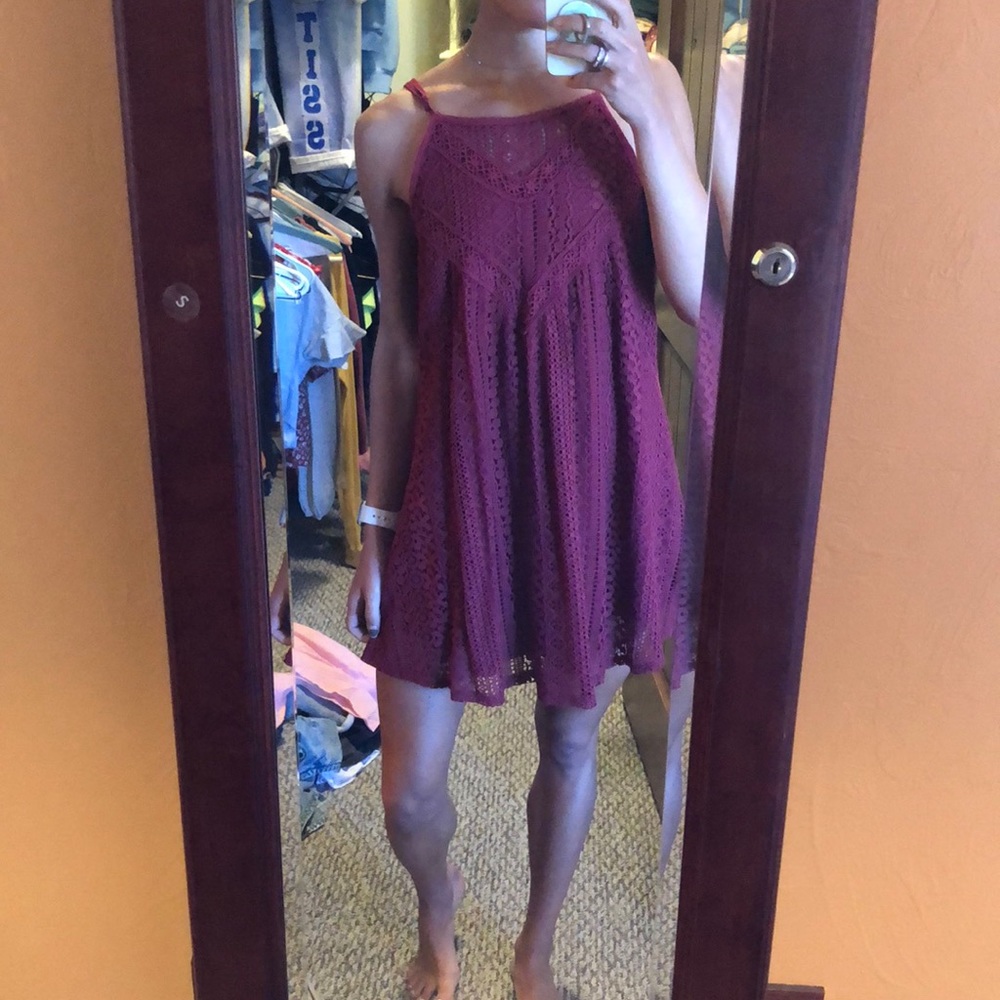 Gorgeous red stitched dress